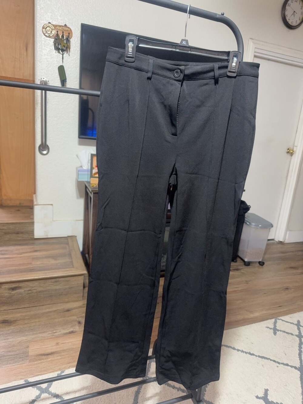 ChicMe Black Wide Leg Trousers Size XL